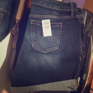 Torrid Jean Shorts